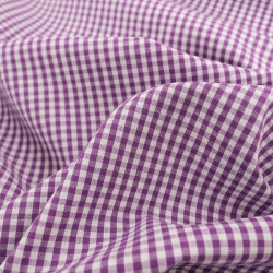 Vichy Petits Carreaux Violet - Maison Klem