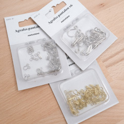 Chiusura a clip per pantaloni, larghezza 10 mm