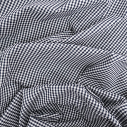 Vichy Petits Carreaux Bleu Nuit - Maison Klem