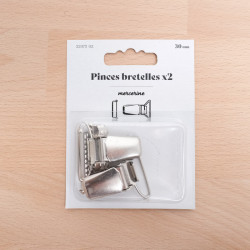 Fibbia per bretelle in nichel