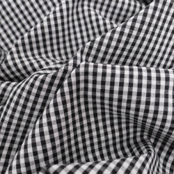 Vichy Petits Carreaux Noir - Maison Klem