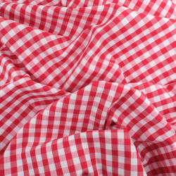 Vichy Moyens Carreaux Rouge - Maison Klem