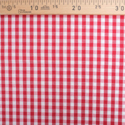 Vichy Moyens Carreaux Rouge - Maison Klem