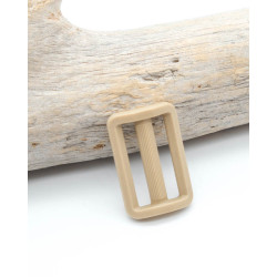 Boucle Plastique Coulissante Beige 30mm - Maison Klem