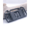 Black 3-Way Plastic Buckle