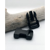 Black clip buckle, 25 mm