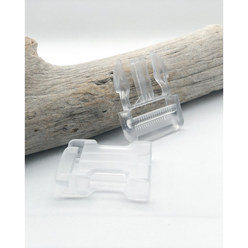 Boucle Clip Transparent 25mm - Maison Klem