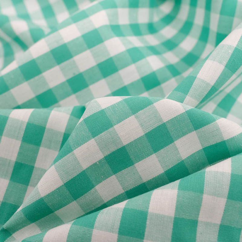 Vichy Moyens Carreaux Vert Menthe - Maison Klem Vichy Moyens Carreaux Vert Menthe - Maison Klem