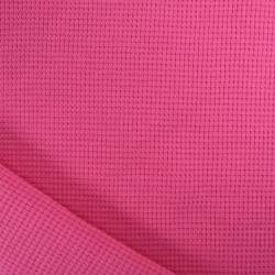 Maille Nid d'Abeille Coton fuchsia - Maison Klem