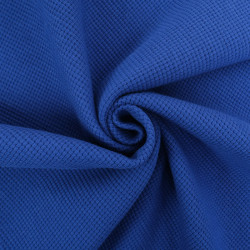 Maille Nid d'Abeille Coton Bleu Electrique - Maison Klem