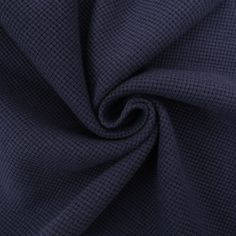 Maille Nid d'Abeille Coton Marine - Maison Klem