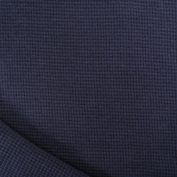 Maille Nid d'Abeille Coton Marine - Maison Klem