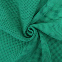 Maille Nid d'Abeille Coton Vert Gazon - Maison Klem