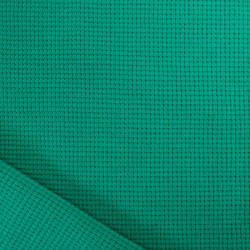 Maille Nid d'Abeille Coton Vert Gazon - Maison Klem