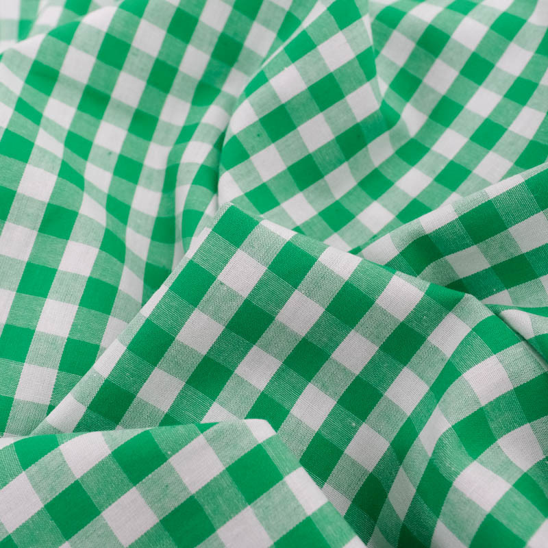 Vichy Moyens Carreaux Vert - Maison Klem Vichy Moyens Carreaux Vert - Maison Klem
