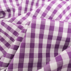Vichy Moyens Carreaux Violet - Maison Klem