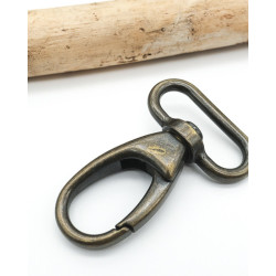 30MM old brass carabiner