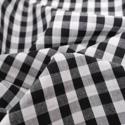 Vichy Moyens Carreaux Noir Et Blanc - Maison Klem