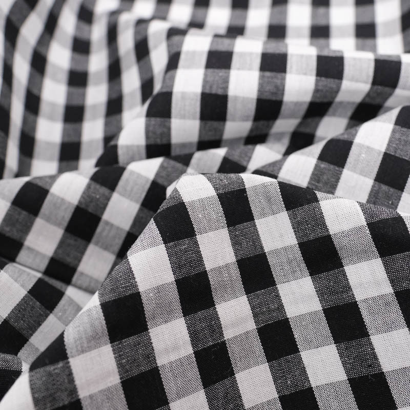 Vichy Moyens Carreaux Noir Et Blanc - Maison Klem