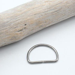 Passant Demi-Rond 35MM Gun Métal - Maison Klem