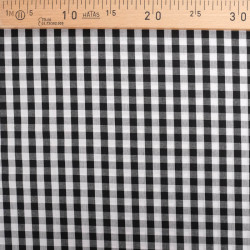 Vichy Moyens Carreaux Noir Et Blanc - Maison Klem