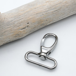 Mousqueton 40MM Gun Métal - Maison Klem