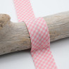 30MM pink Vichy bias tape