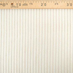 Velours Grosses Côtes Zoé Crème - Maison Klem