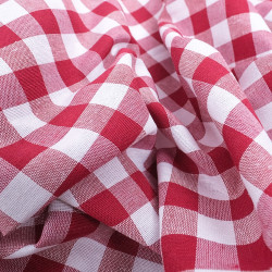 Vichy Grande Largeur Bordeaux - Maison Klem