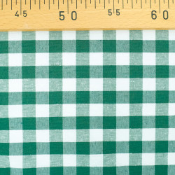 Vichy Grande Largeur Vert Bouteille - Maison Klem