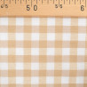 Vichy Grande Largeur Oeko-Tex nougat