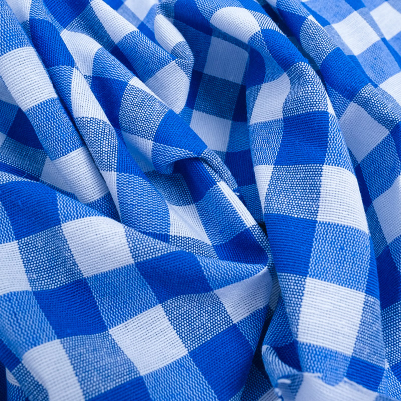 Vichy Grande Largeur Bleu Royal - Maison Klem