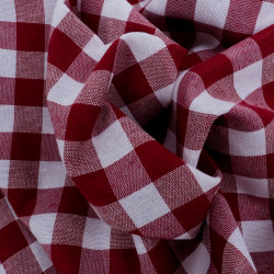 Enduit Carreaux 160cm Rouge Foncé - Maison Klem