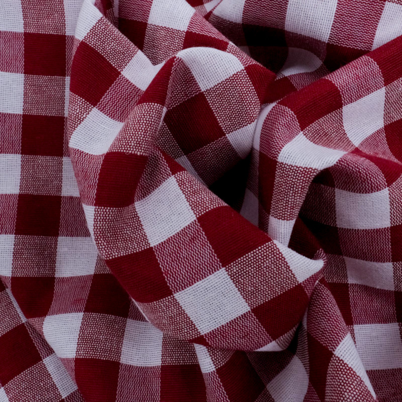 Enduit Carreaux 160cm Rouge Foncé - Maison Klem