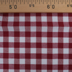 Enduit Carreaux 160cm Rouge Foncé - Maison Klem