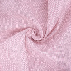 Toile Panama Effet Lin 140 cm Rose - Maison Klem