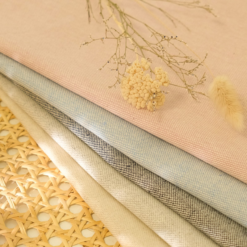 Toile Panama Effet Lin 140 cm - Maison Klem