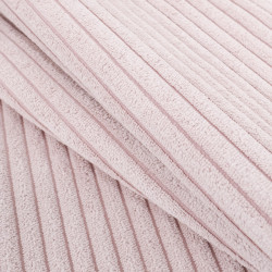 Velours Grosses Côtes Zoé Rose Flamingo - Maison Klem