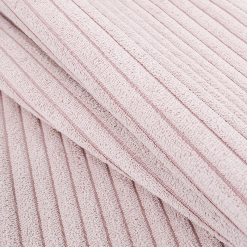 Velours Grosses Côtes Zoé Rose Flamingo - Maison Klem