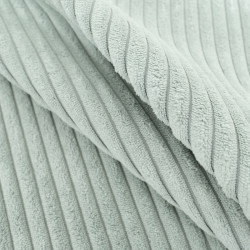 Velours Grosses Côtes Zoé Vert Sauge - Maison Klem