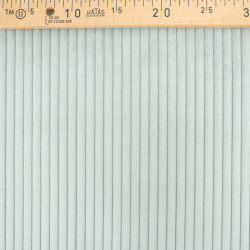 Velours Grosses Côtes Zoé Vert Sauge - Maison Klem