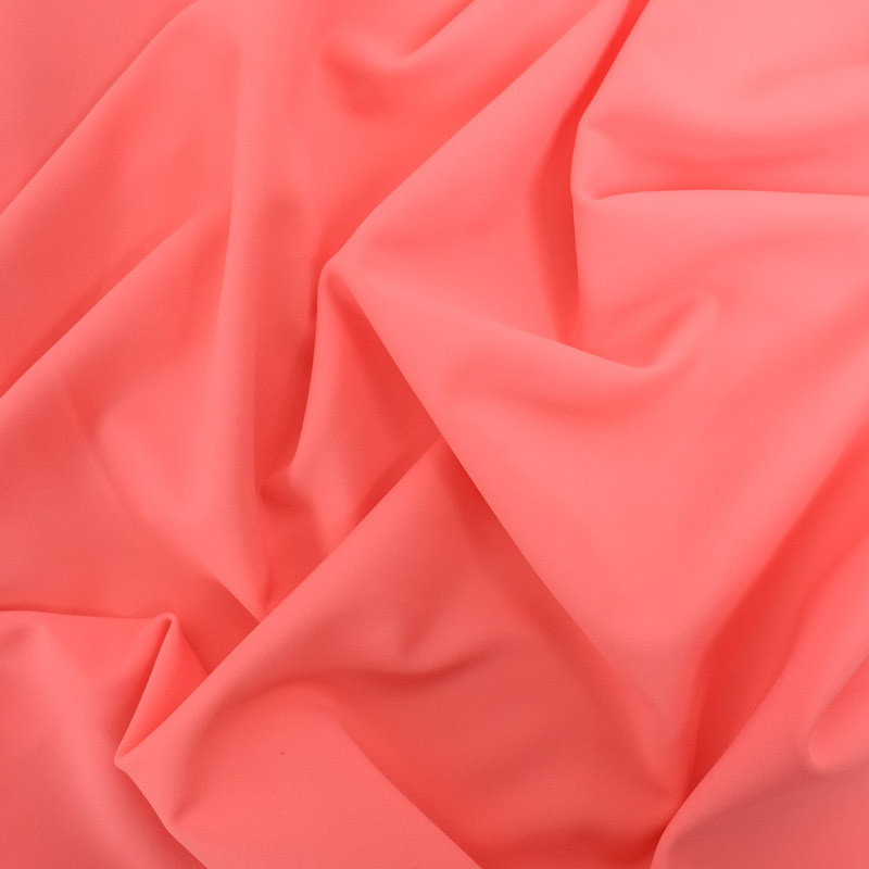 Lycra Uni Anti UV Corail - Maison Klem