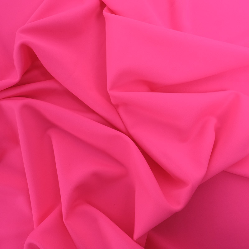 Lycra Uni Anti UV Rose Fluo - Maison Klem