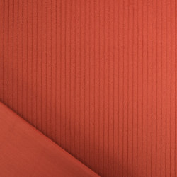 Armand Brick Cotton Ribbed Velvet