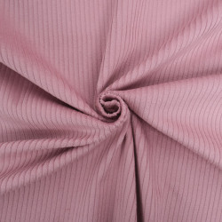 Velluto a coste larghe in cotone Armand, rosa antico