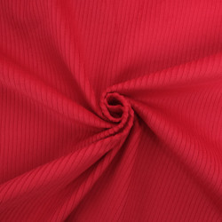 Velluto a coste larghe in cotone Armand rosso