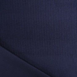 Velluto a coste elasticizzato Maé blu navy