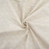 Coton Imprimé Lurex Eventails Ecrus - Maison Klem