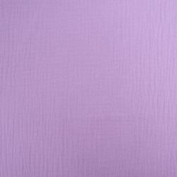 Double Gaze Unie 135CM Violet - Thaïs - Maison Klem