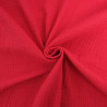 Double Gaze Unie 135CM Rouge - Thaïs - Maison Klem